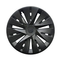 Black Full Cover Wheel Hub Caps for Tesla Model Y 19"