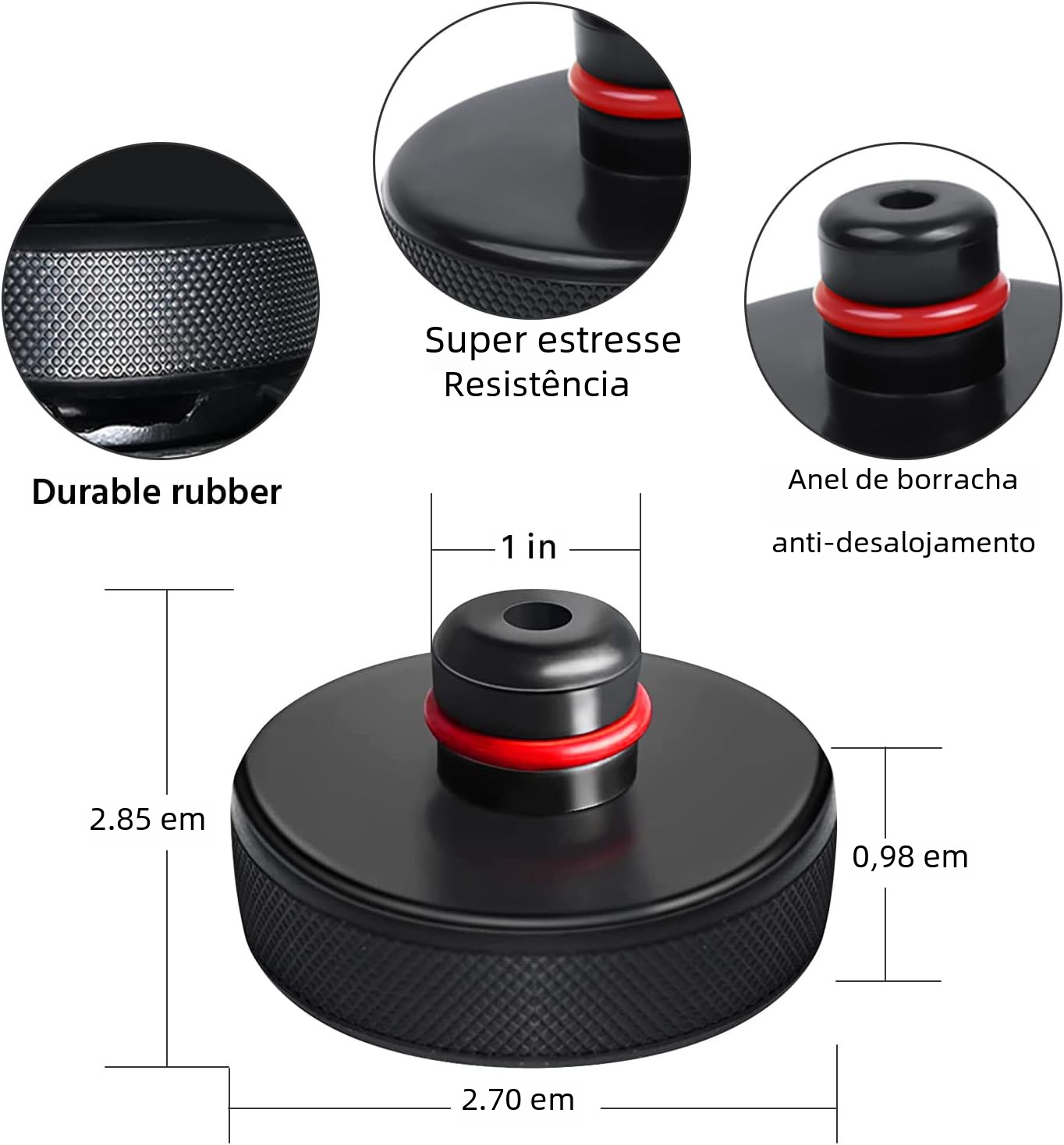 Tesla Model 3/Y Chassis Jack Rubber Support Pad