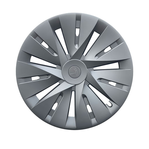 Black Full Cover Wheel Hub Caps for Tesla Model Y 19"